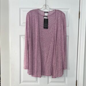 NWT - Kim & Co. Purple tank and matching cardigan